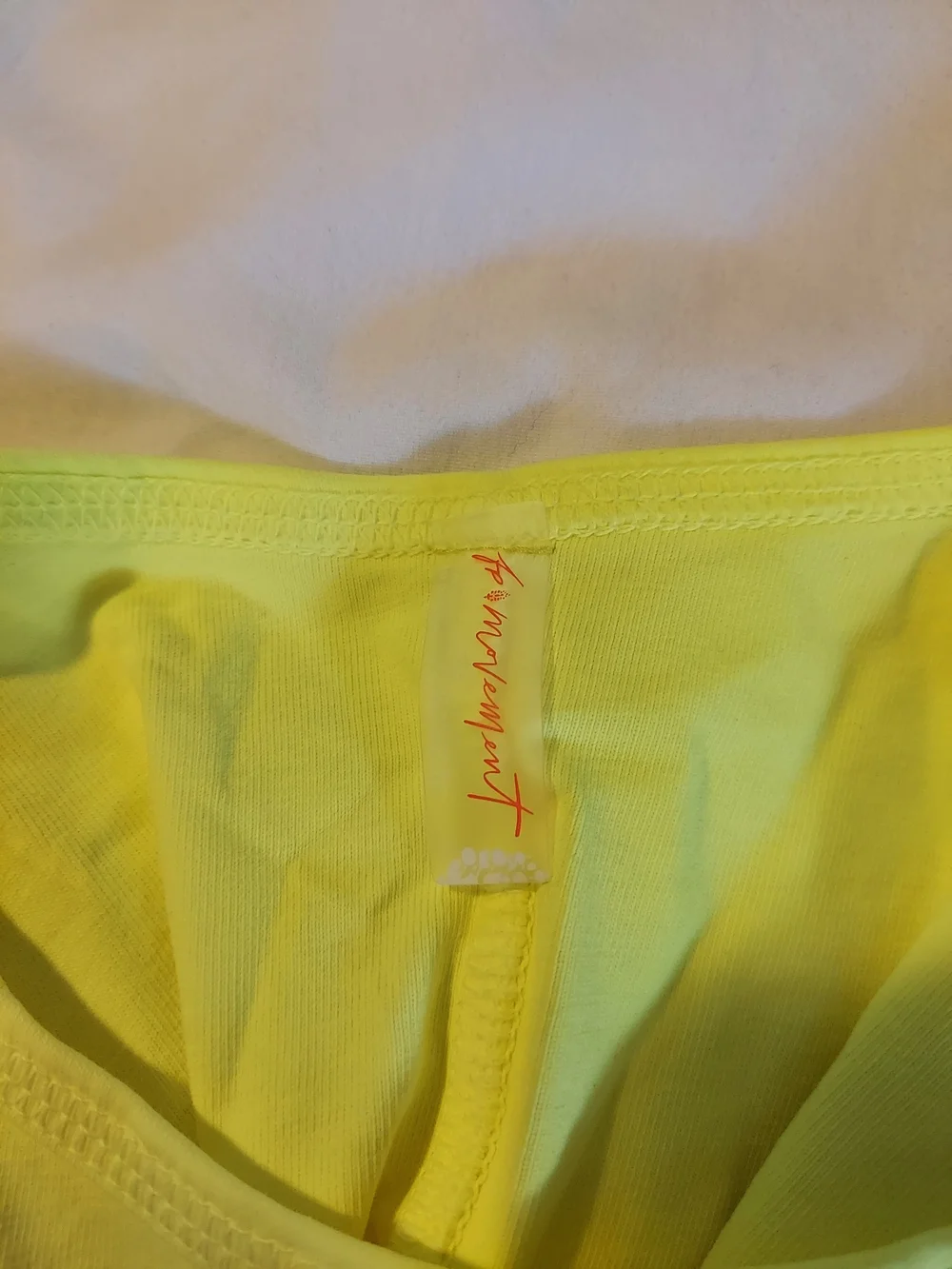 FP Movement by Free People Neon Yellow Performance Run About Tank - S - Picture 3 of 8